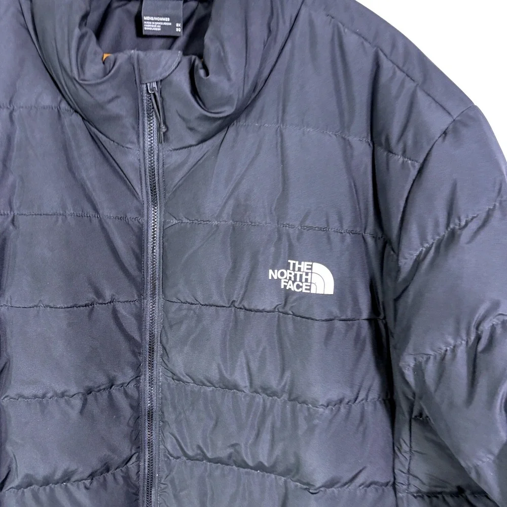 The North Face Big Aconcagua 3 Puffer Jacket Mens 3XL Black Down Winter Coat